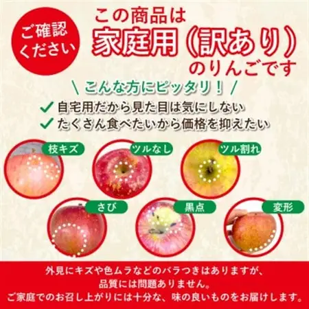 【26年11月~27年3月出荷】平均糖度13度以上! ぐんま名月 約3kg 訳あり りんご 青森県産【配送不可地域：離島】【1682186】