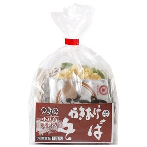 そばセット さぬき小豆島 手延冷凍調理 3種 そばセット【6食 えび天・牛肉・かきあげ各2】【冷凍】