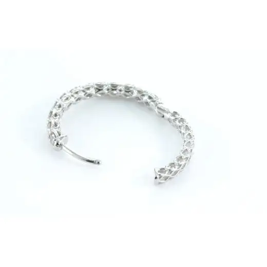 【ピアス】プラチナ ラボグロウンダイヤモンド 1.0ct PT900 両耳 リング型 レディース シンプル おしゃれ 大人 アクセサリー ジュエリー プレゼント 誕生日 記念日 お祝い かわいい ファッション LDP17783A