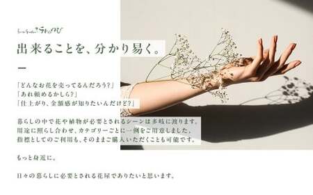 季節のリース（生花orドライフラワー） リース 生花 ドライフラワー