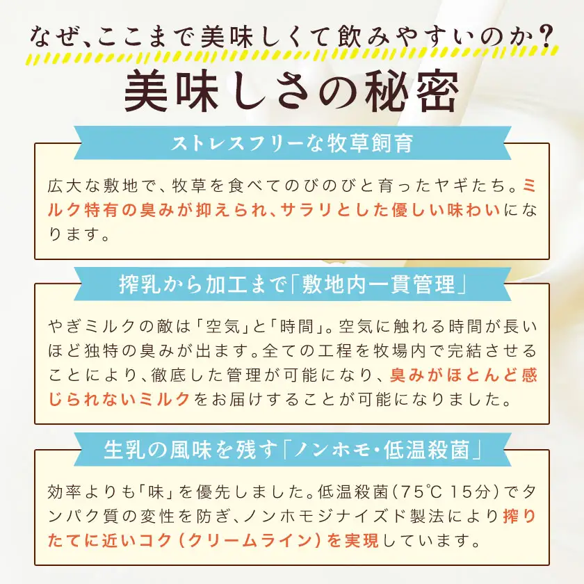 ミルク シェーヴルミルク 150ml 10本 ヤギ 北海道