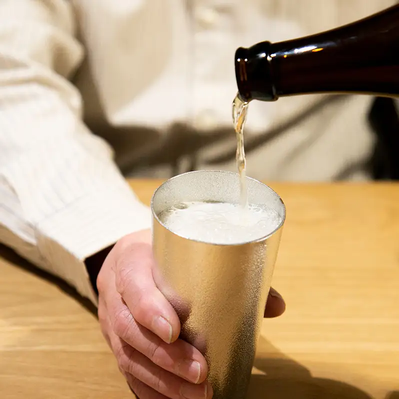 ビールグラス ビアカップ 5ヶ セット 能作 タンブラー 錫 日本製 ギフト FAD-2019