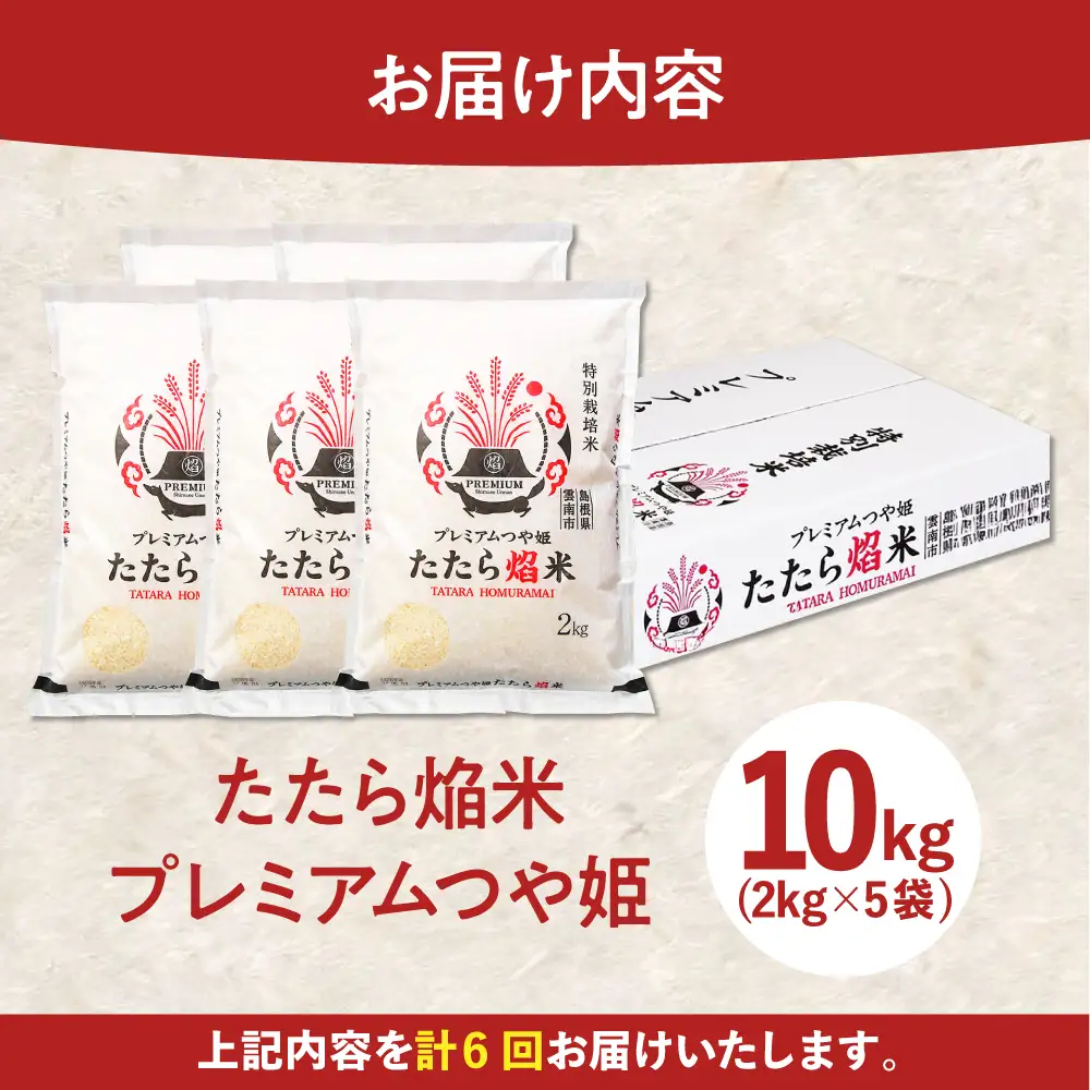 新米 【6回定期便】 プレミアムつや姫 10kg 新米 [AIBR021-r8]