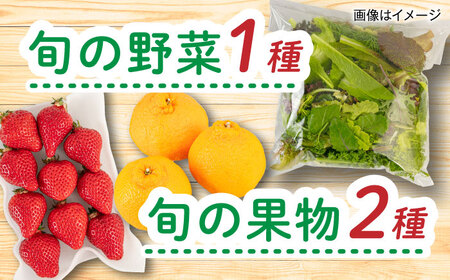 【全6回定期便】糸島産 魚 米 野菜 果物 厳選詰め合わせ MINORI BOX Mサイズ 糸島市 / emma.Inc / 米 魚 野菜 果物 詰め合わせ[AOP025]
