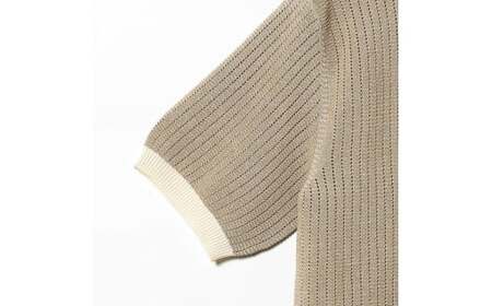 ポロシャツ 日本製 ニットポロ BEAMS PLUS "WASHI" Lサイズ | ビームス 和紙 ニット