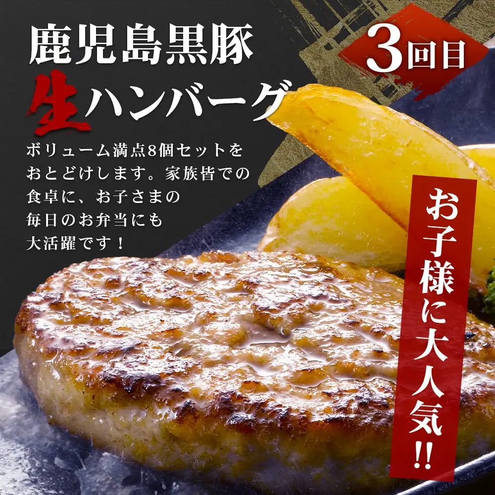 ≪全3回≫ 鹿児島県産 黒豚三昧 定期便 ♪ ＜ 黒豚味噌漬け 生姜焼き 生ハンバーグ ＞ ★☆＼＼ 黒豚ロース味噌漬け バナナマンの早起きせっかくグルメで紹介されました！！／／☆★ 南州農場 かごしま黒豚 NS-29 | 肉 お肉 豚肉 豚 にく ぶた 鹿児島黒豚 ハンバーグ 味噌漬け 生姜焼き おかず ジューシー お弁当 国産 肉定期便 鹿児島県 南大隅町 南州農場