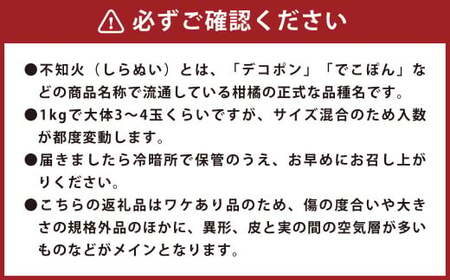 【訳あり】環境マイスターの不知火 20kg （栽培期間中は無肥料・低農薬） 果物 くだもの フルーツ 不知火 しらぬい 柑橘 みかん 【2027年2月上旬～5月上旬迄順次発送予定】