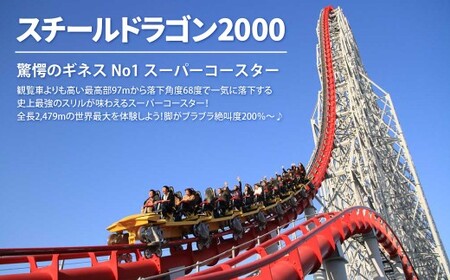 ナガシマ リゾート ナガシマ スパーランド パスポート券 大人4名