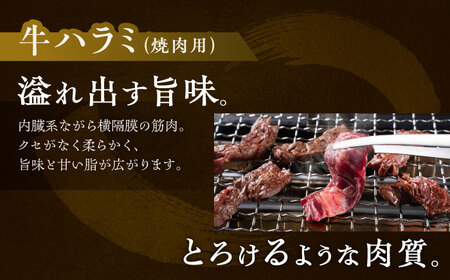 短角牛 ハラミ 焼肉用 150g ×4 やきにく[BEAI038]