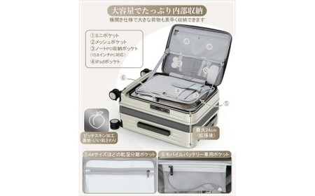 NEWTRIP0501　スーツケース　ブラック　Sサイズ　【11100-2030】