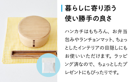 【ギフト対応・ラッピング済】 【播州織】 メンズ用ハンカチ2枚セット B／ CHECK&STRIPE おしゃれ 綿素材 日本製 ハンカチ ギフトセット オリジナル 男性向け 雑貨 プレゼント