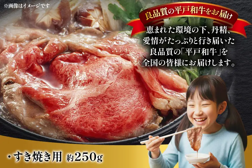 牛肉 平戸和牛 すき焼き 約250g
