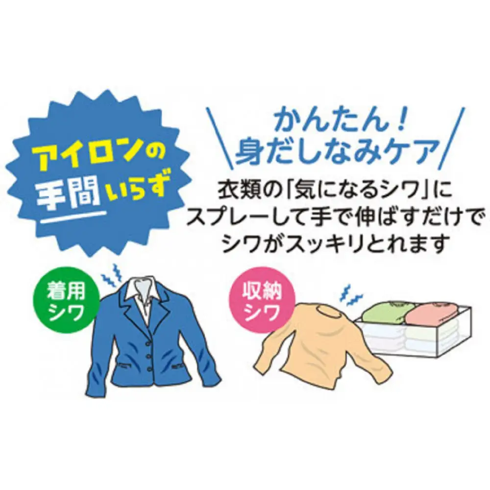 衣類のシワ伸ばしミストシワトル（300ml）5本セット