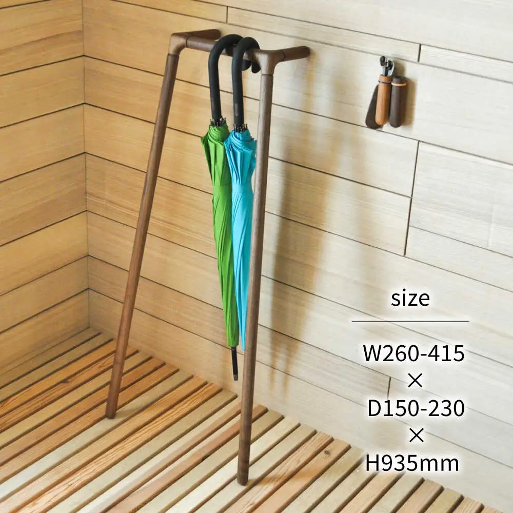 木製 傘かけ umbrella rack 糸島市 / 贈り物家具 みはたや 傘 インテリア 傘かけ[ADD026]