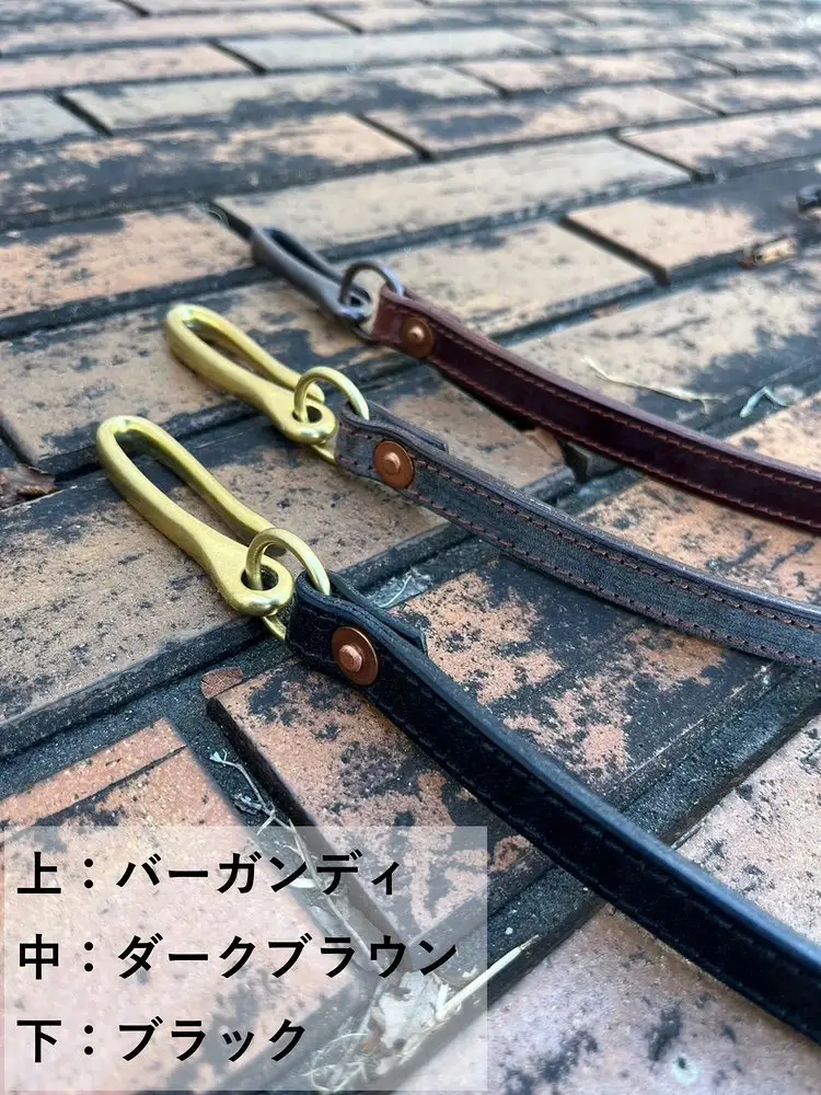 財布【選べるカラー3色】本革 トラッカーウォレット ウォレットロープ セット 全3色 ブライドルレザー 財布