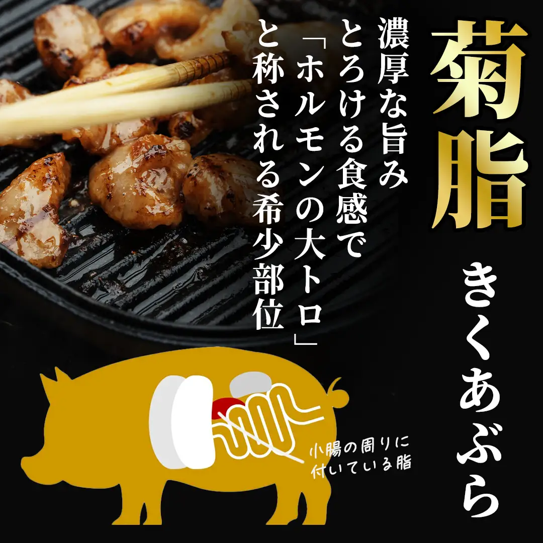 国産豚 大トロホルモン キクアブラ 750g (150g×5) (DV067)