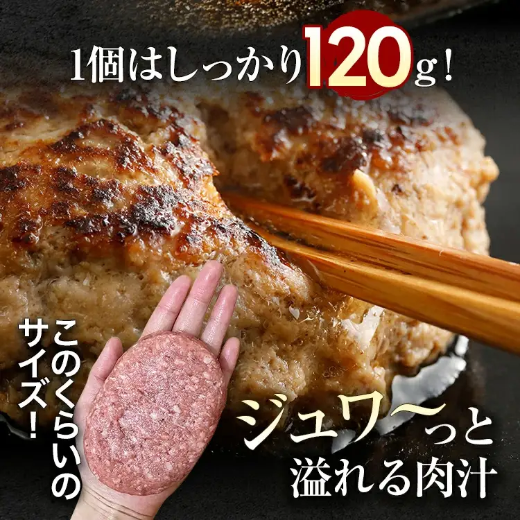 ハンバーグ 佐賀牛入り  120g 8個 生ハンバーグ