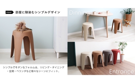 椅子 スタッキングスツール circh(サーチ) 1脚 選べるカラー スタッキング チェア スツール スタッキングチェア 丸椅子 丸 腰掛け椅子 腰掛け 背もたれなし キャスターなし 重ねる インテリア 家具 シンプル おしゃれ 兵庫 兵庫県 小野市 アッシュグレー