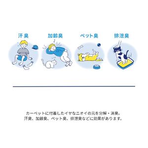 S109(200×200cm/ブラック)4色から選べるファブリーズの消臭・抗菌ラグ 2サイズ展開