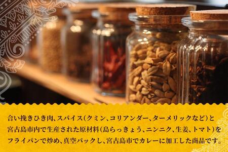 MOSESU CURRYの島カレーシリーズ　島らっきょうとひき肉のカレー 250g×3食（FP004）
