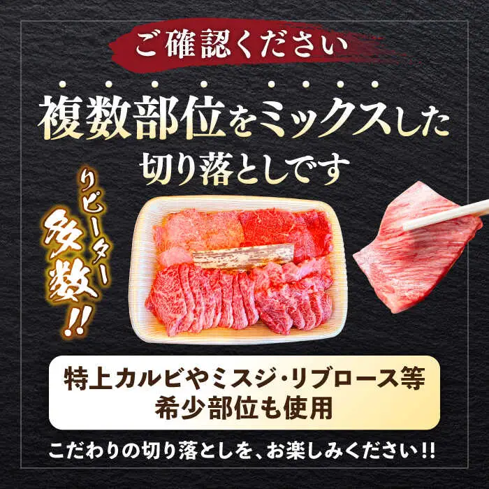 【全6回定期便】葉山牛1kg　焼肉用ミックス 牛肉（ロース、モモ、カルビ等 4種類 ) 食べ比べ[ASBD035]
