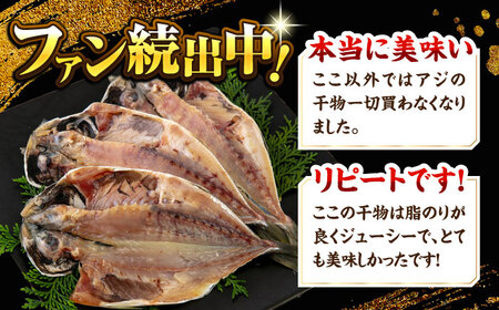 【全3回定期便】 【訳あり】漁師町佐島 真アジの開き 約1.4kg（20枚前後）セット 干物 横須賀 【石川水産】[AKCX017]