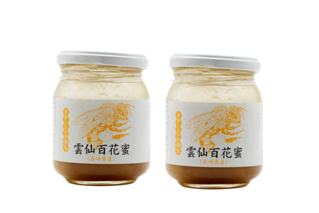 AJ444 はちみつ 国産 百花蜜 250g 2個 日本ミツバチ 純粋 100%