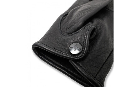 LAMP GLOVES -UTILITY GLOVE MID -(カラー：ブラック／サイズ：M)【革手袋 レザー グローブ 鹿革 メンズ レディース Lamp gloves ランプグローブス ミッド ドライビンググローブ バイカー ファッション 手袋 香川県 さぬき市】
