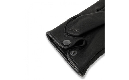 LAMP GLOVES -UTILITY GLOVE MID -(カラー：ブラック／サイズ：XL)【革手袋 レザー グローブ 鹿革 メンズ レディース Lamp gloves ランプグローブス ミッド ドライビンググローブ バイカー ファッション 手袋 香川県 さぬき市】