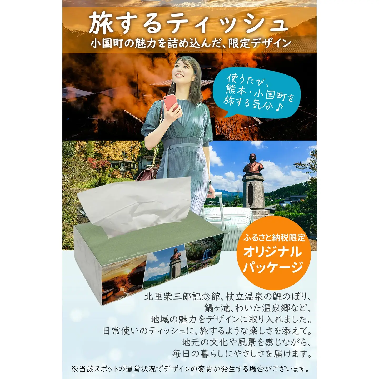 ソフトパックティッシュ ピュアパルプ 60パック×400枚 200組 最大3ヶ月以内出荷 柔らか コンパクト 日用品 必需品 まとめ買い 常備品 備蓄 防災グッズ 熊本県 小国町 観光スポット紹介 オリジナル 常温配送