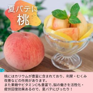 桃 白鳳 約4kg 箱 (13～15個) 【訳あり】サイズ不揃い カキエモン農園【BX-kkem030】