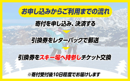 シーサイドバレースキー場 シーズン券 (大人)《市民割価格》【新潟県 糸魚川市 シーサイドバレー スキー スノーボード チケット リフト券 引換券】