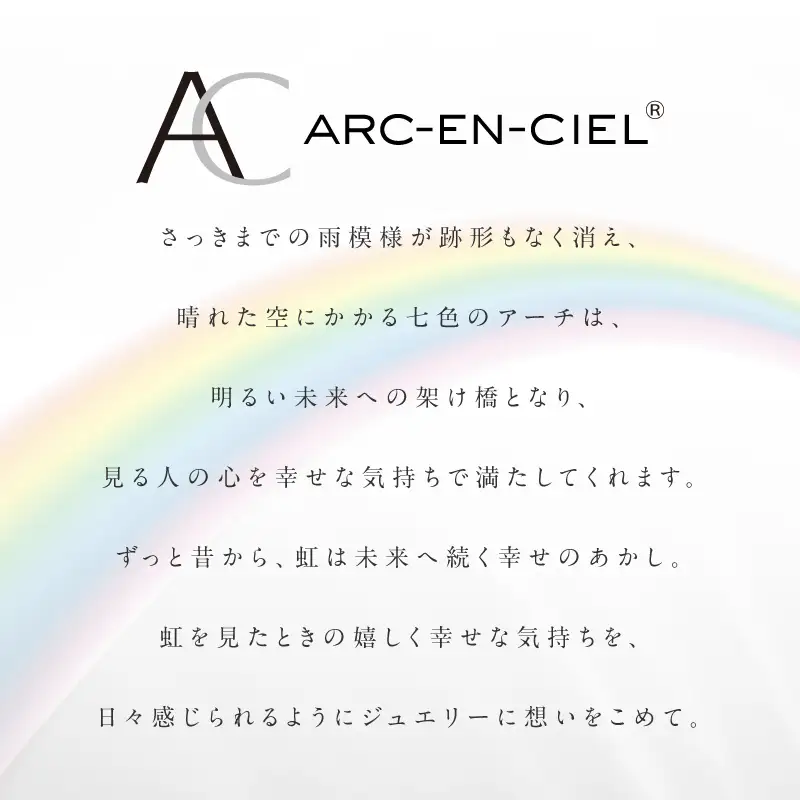 アルカンシェル PTダイヤペンダント（計 0.14ct）