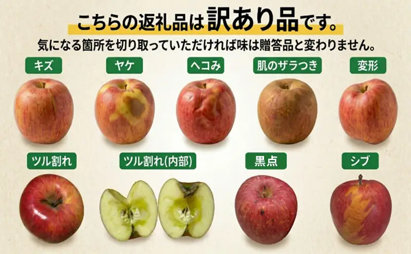 りんごシナノスイート 訳あり家庭用 青森県産 りんご【約5kg】【クール便】