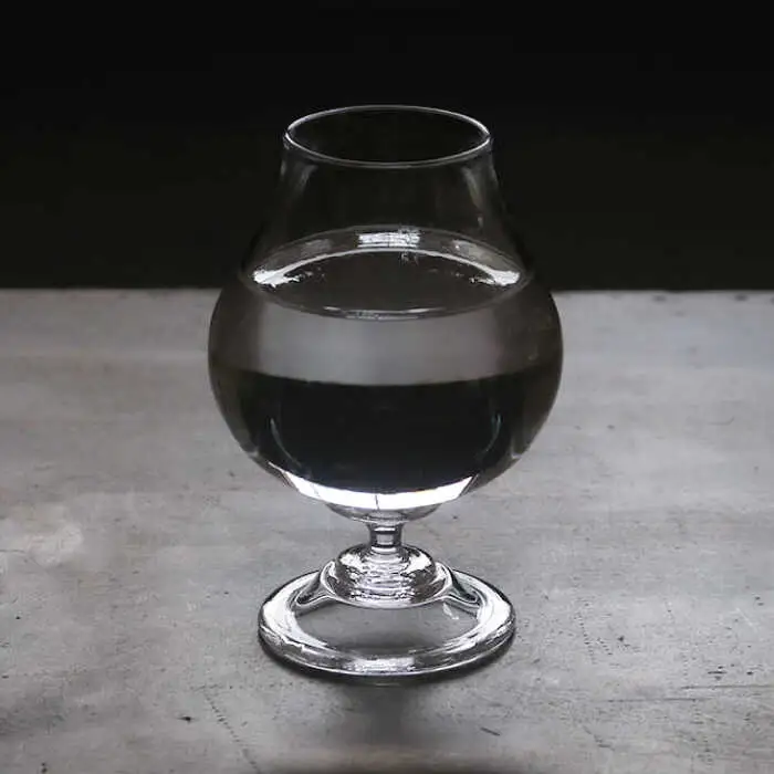 一点一点丁寧に手作り みなもグラス ペアセット / グラス 酒器 ワイングラス ガラス工芸品 工芸品 / 御嵩町 / glass studio 三日月[AVBF006]