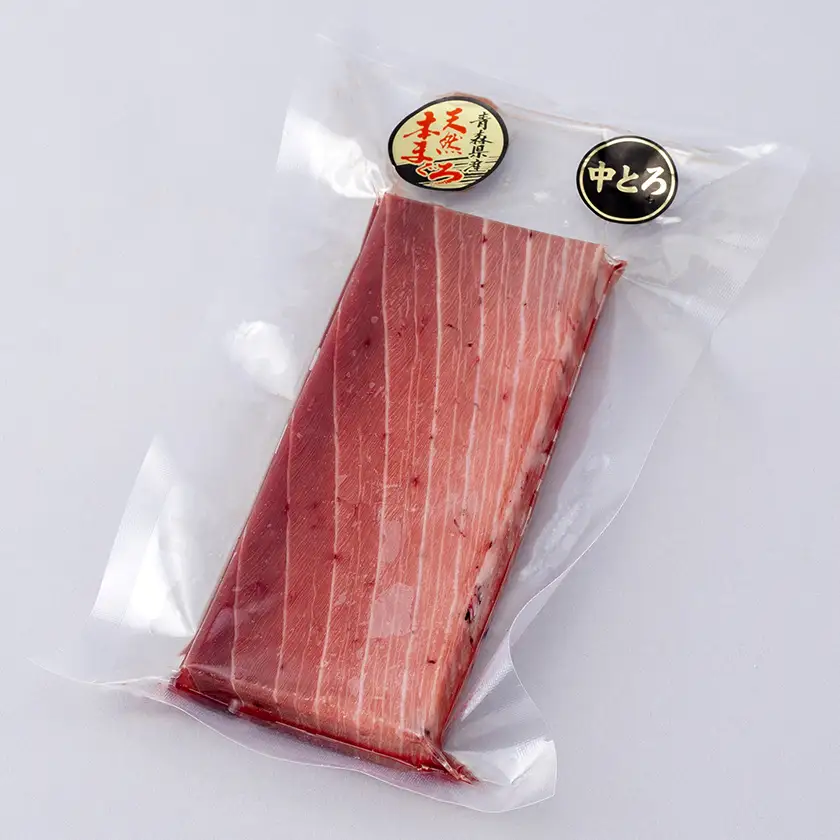 【市場直送!】青森産天然本マグロ 中トロ まぐろ (1柵/約200g)【配送不可地域：離島】【1696593】