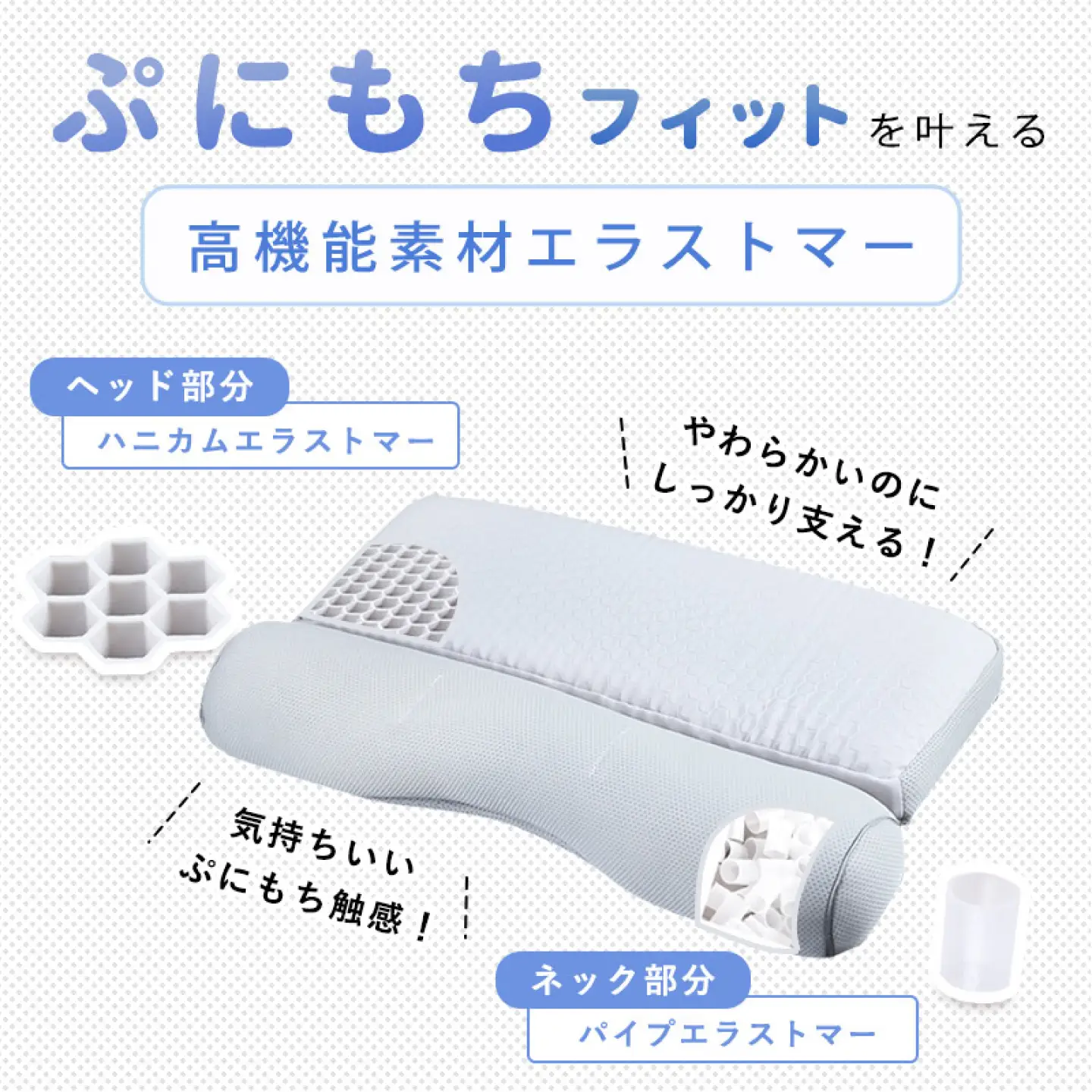 「ESTMAFIT PILLOW（エストマフィットピロー）」健康で美しい睡眠へ導く、あなたの眠りのパートナー　枕 寝具 睡眠 岐阜市 / エスト[ANBU048]