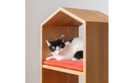 【飛騨の家具】森のペット家具 ネコハウス キャットタワー | 猫 CG030