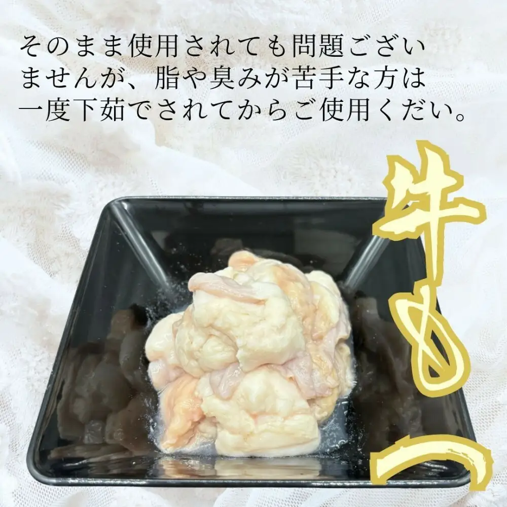 【福岡グルメ/博多グルメ】訳ありの〆なし!!ちゃんぽん麺なし!醤油スープのもつ鍋セット40人前