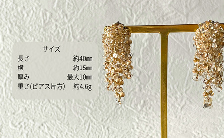 アクセサリー チェコガラス ゴールド ギフト アクセサリー ピアス