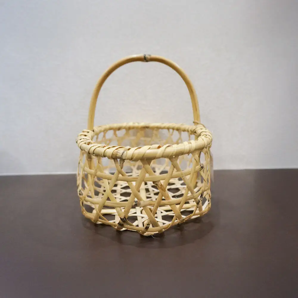 竹籠 りんごジュース 津軽竹籠と草邑オリジナルりんごジュース5本セット 工芸品 青森県弘前市 草邑