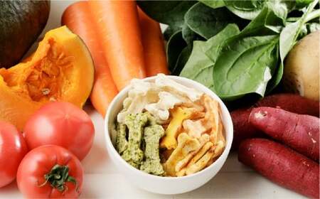 犬用カリカリおやつ【緑黄色野菜】 40g×3個（計120g） ペットフード 犬 ペット ドッグフード カリカリ 犬用おやつ 健康 低カロリー 日用品 雑貨
