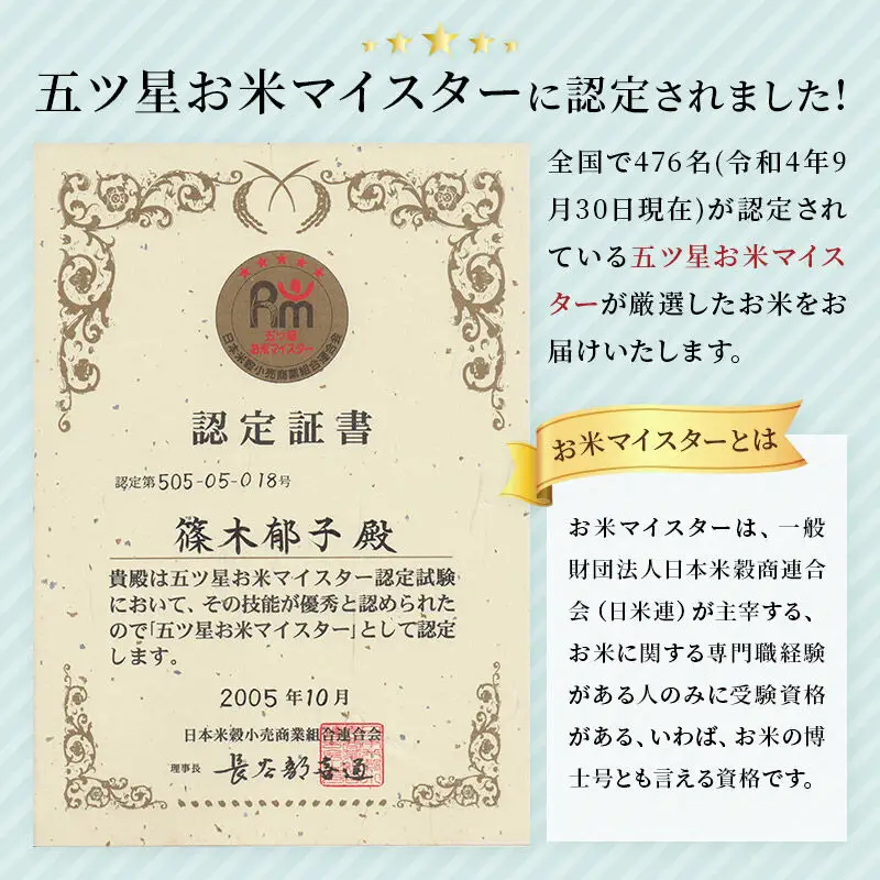 【令和7年産】【白米】五ツ星お米マイスター厳選あきたこまち 1.5kg×3袋
