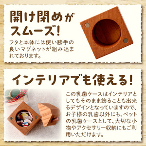 えんとつ屋根のおうち型 乳歯ケース 木製 乳歯入れ Teeth Chimney House 記念品 成長記録 子ども用 出産祝い 入学祝い ギフト 北欧風 ハンドメイド インテリア雑貨 小牧市 送料無料 [087Y10]