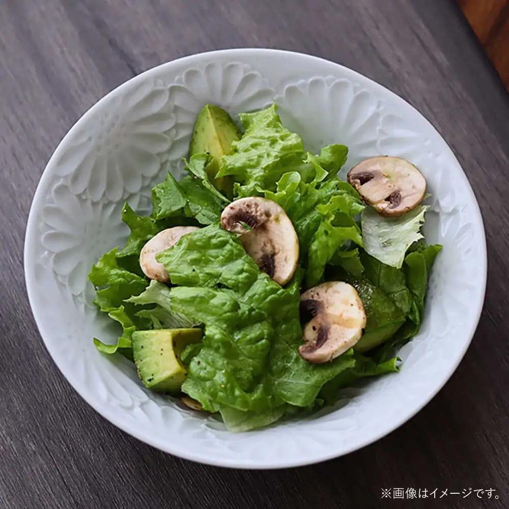 【波佐見焼】マリーゴールド　ボウルM 白 2枚セット　食器 皿【翔芳窯】[FE462]
