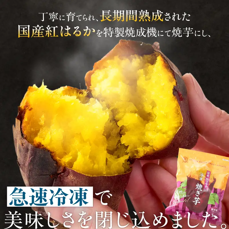 鰻の蒲焼 に人気の 紅はるか 詰め合わせ 2尾 ＋ 冷凍焼き芋 1kg KN026-021-02 さつまいも 野菜 菓子 冷凍