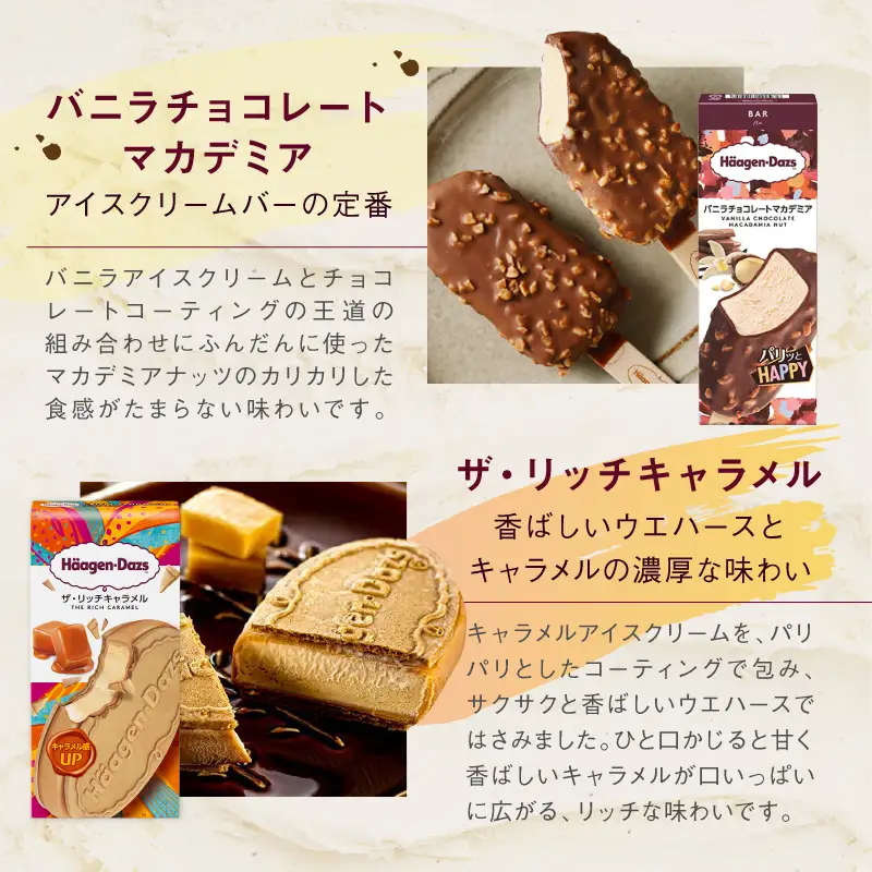 ボリューム満点!!ハーゲンダッツ 3種の贅沢ギフト(クリスピー・バー・アソートボックス) アイス アイスクリーム あいす スイーツ デザート _H0016-136