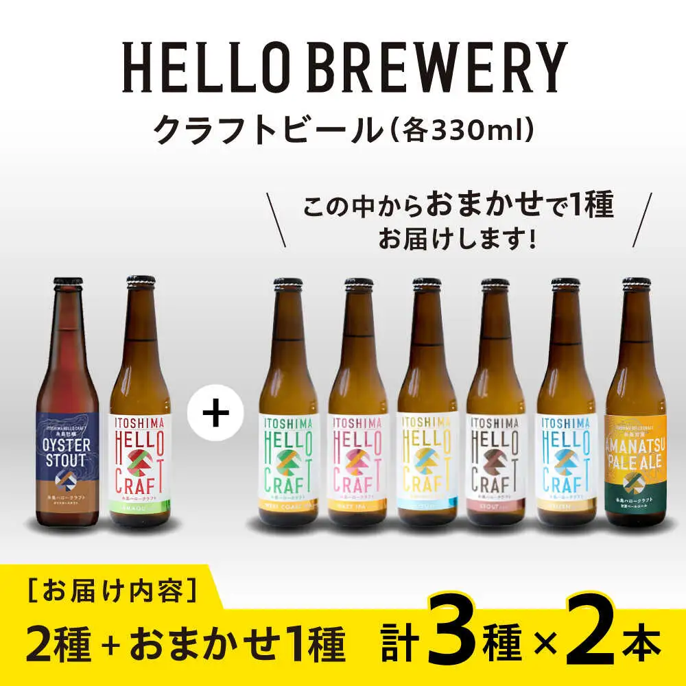 【全3回定期便】ご当地ビール飲み比べ定期便 クラフトビール 地ビール 糸島市[AAH014]