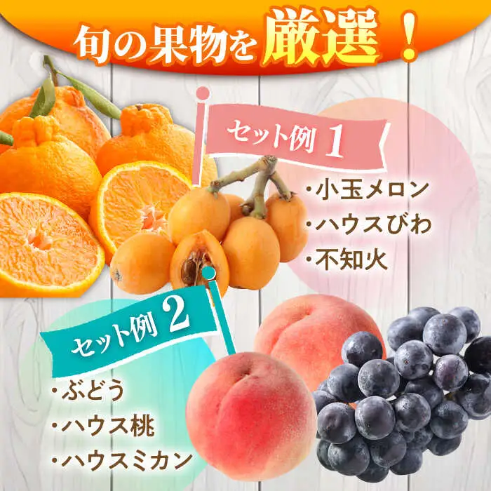 【4回定期便】旬フルーツ定期便 旬の果物をお任せで3品目お届け フルーツ定期便 [SCZ020]