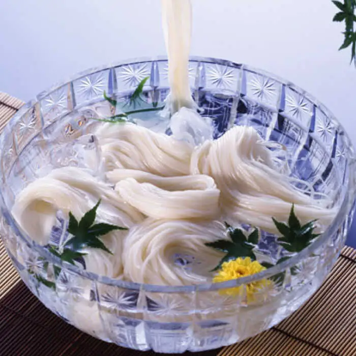 【九州産 小麦 100％】島原 手延 素麺  2kg / 南島原市 / 野村屋 [SCS005]
